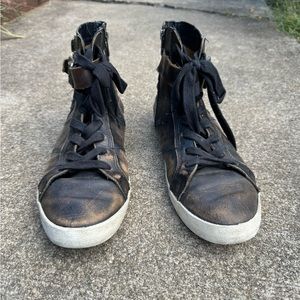 Frye Dylan Leather High Top Sneaker